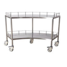 Hot Sale Medical Equipment Stainless Steel Instrument Trolley